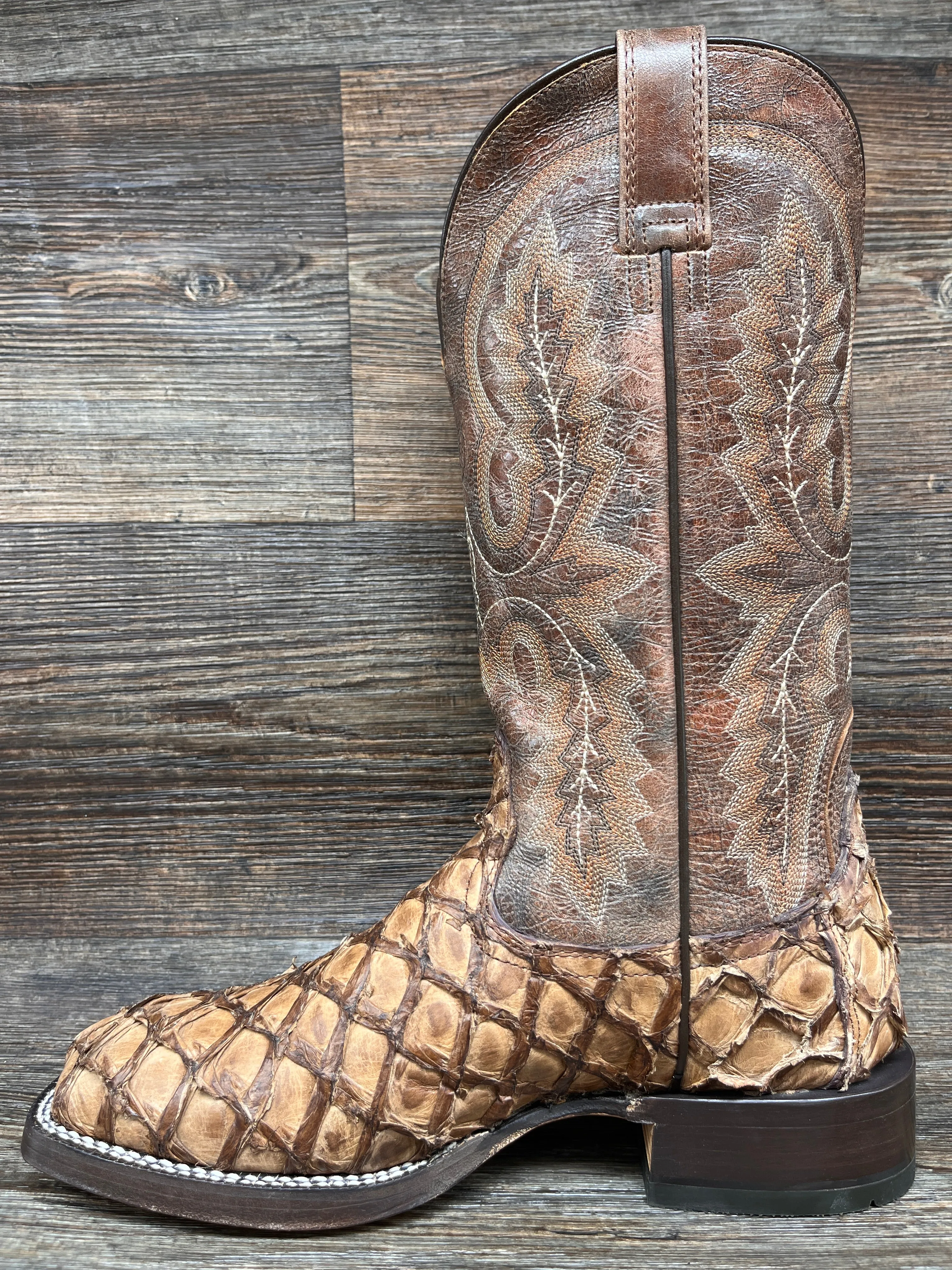 10044421 Men's Deep Water Genuine Pirarucu Western Boot by Ariat