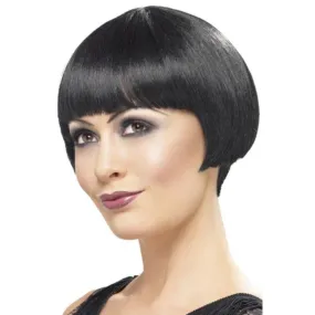 20's Flapper Bob Wig - Black