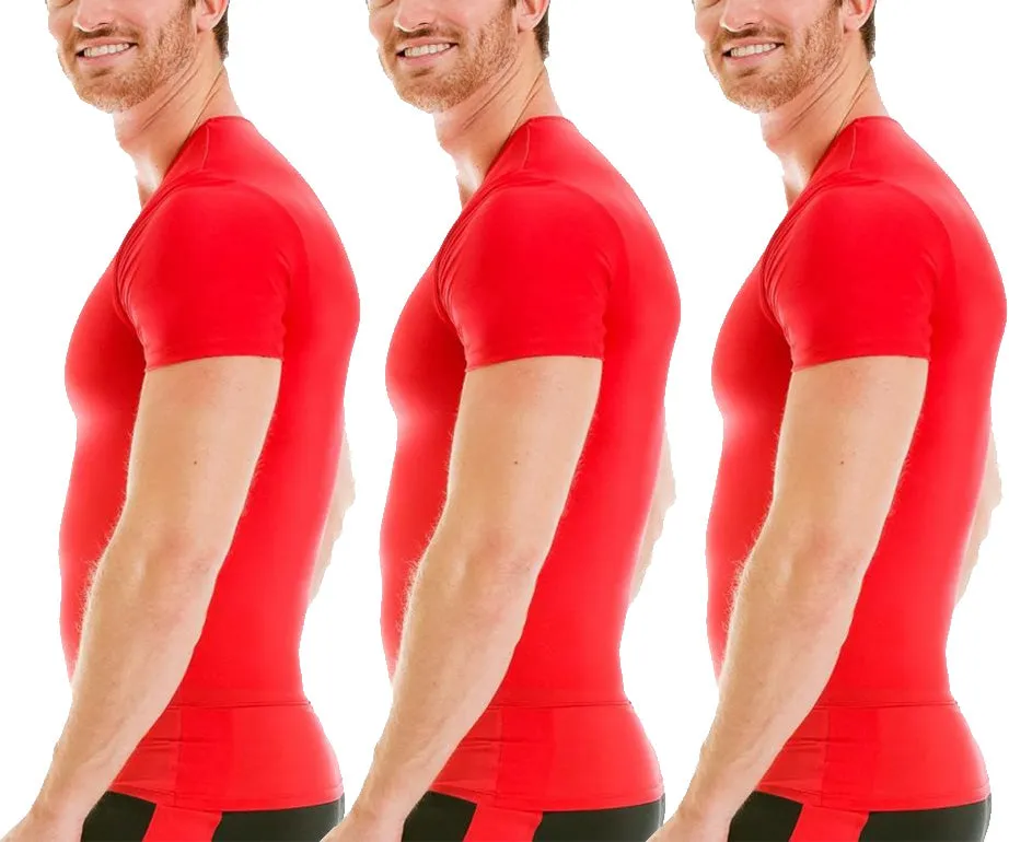 3-Pack Insta Slim Activewear Compression Crew Neck TA0003