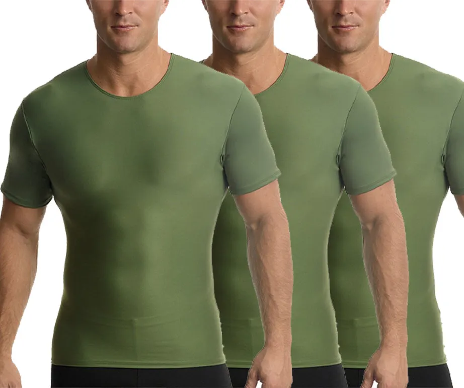 3-Pack Insta Slim Activewear Compression Crew Neck TA0003