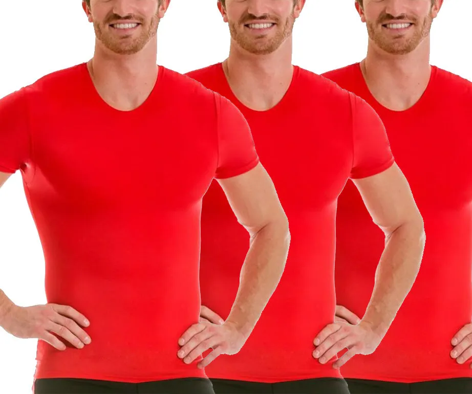 3-Pack Insta Slim Activewear Compression Crew Neck TA0003