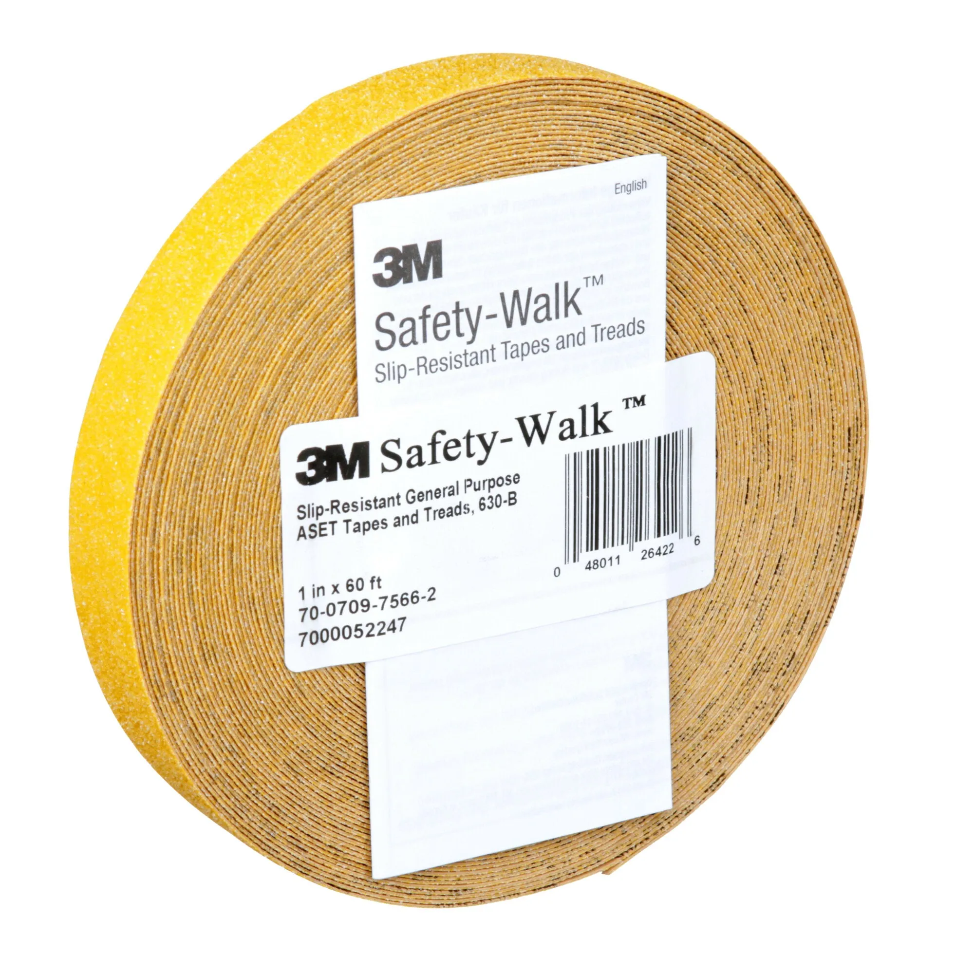 3M Safety-Walk Slip-Resistant General Purpose Tapes & Treads 630-B,Safety Yellow