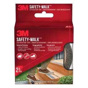 3M Safety-Walk Slip Resistant Tape, 610B-R2X180, Black, 2 in x 15 ft