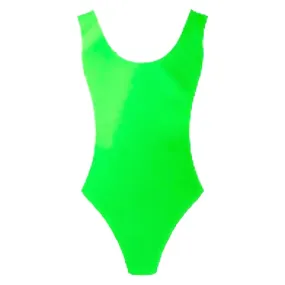 80s Leotard Green