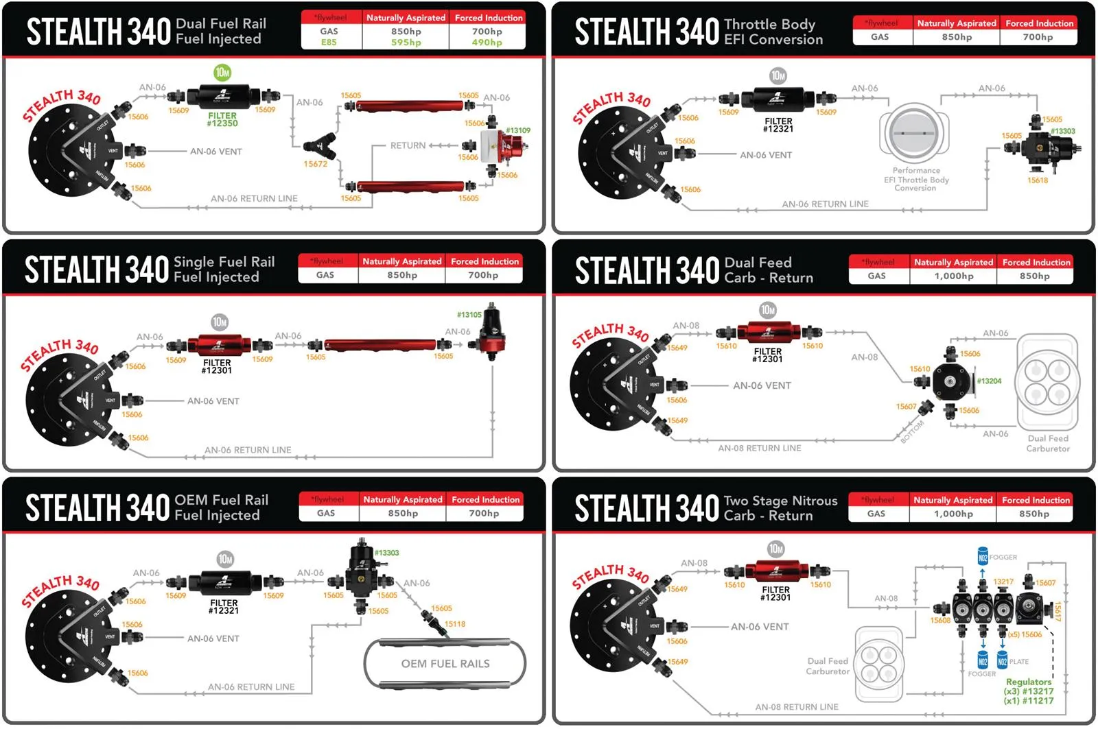 Aeromotive 340 Stealth Fuel Tanks 18303