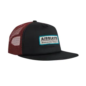 Airblaster Gas Station Trucker Cap - Black/Eggplant