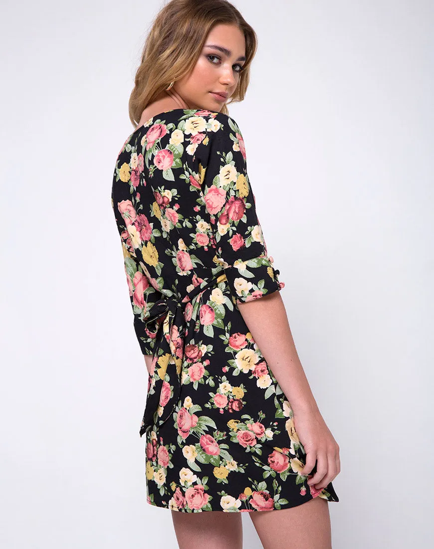 Azetti Wrap Dress in Vintage Floral