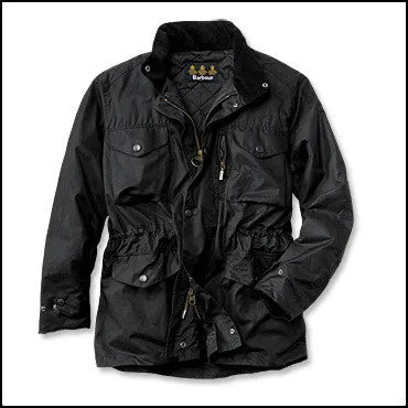 Barbour Sapper- Mens wax jacket-Black-MWX0020BK91