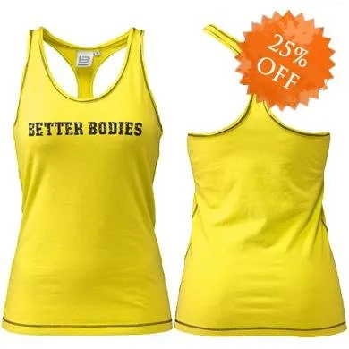 Better Bodies Soft Box T-Back - Cyber Yellow