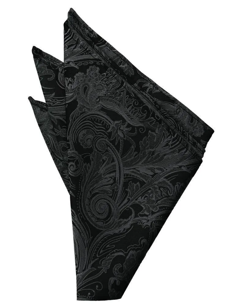 Black Tapestry Pocket Square