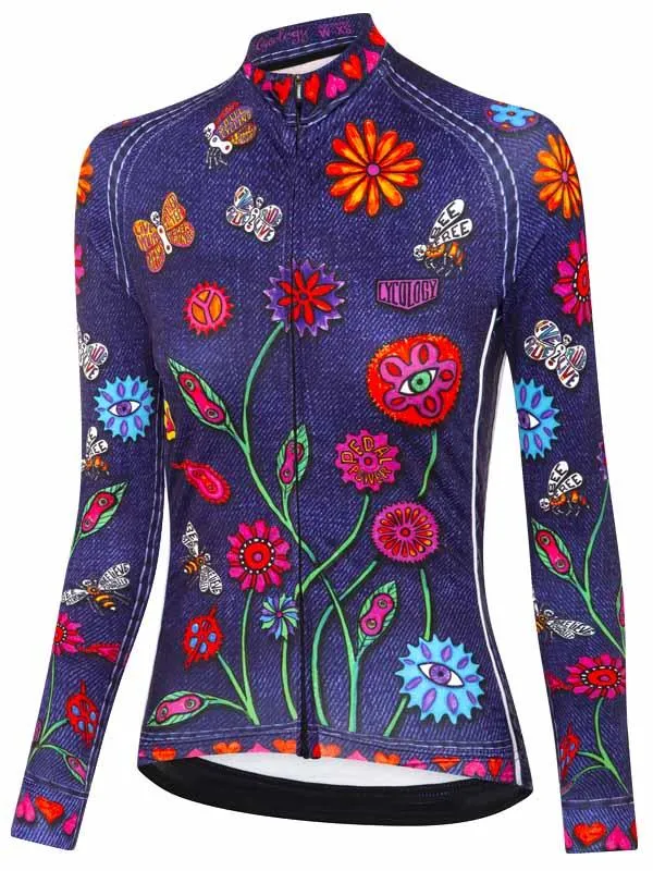 BOHO WOMEN'S LONG SLEEVE CYCLING JERSEY