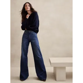 BR Dark Blue Wide Leg Jeans