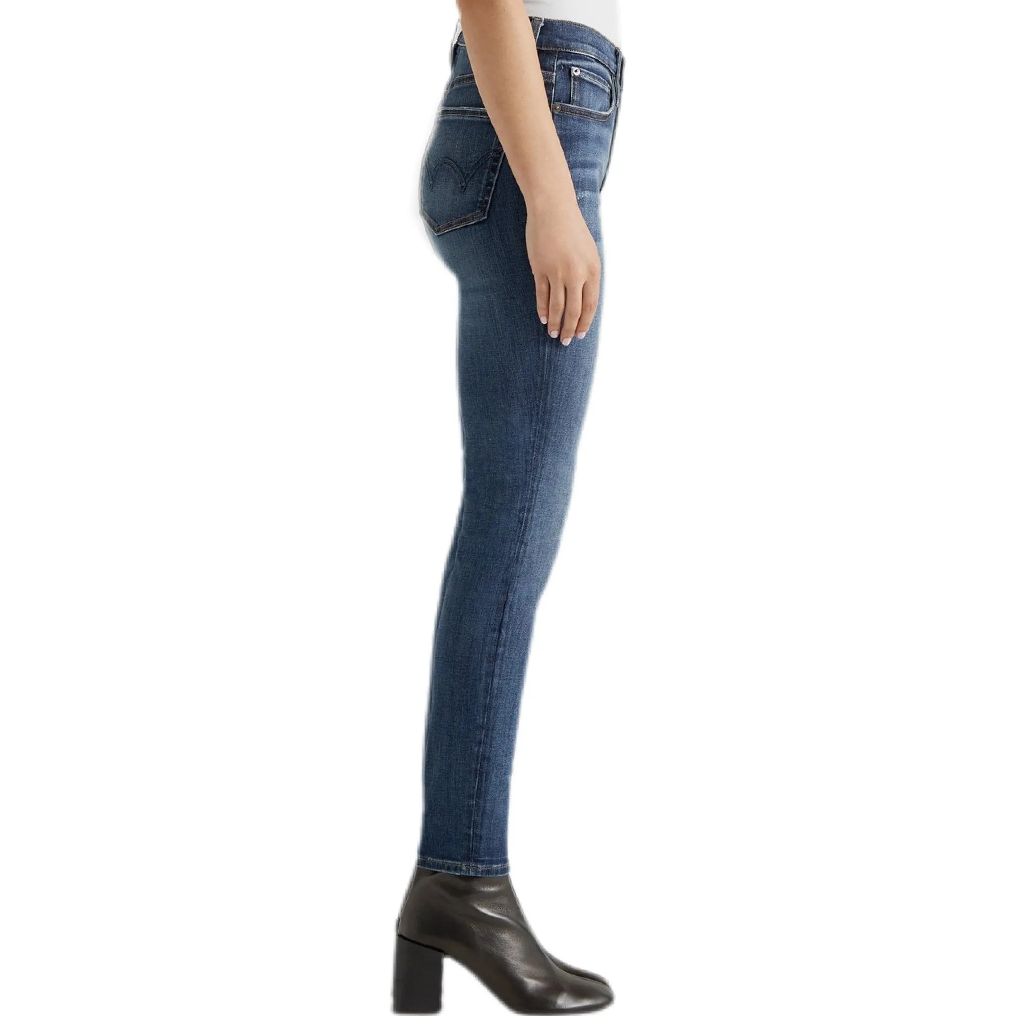 Candice High Rise Skinny - Deja Blue.