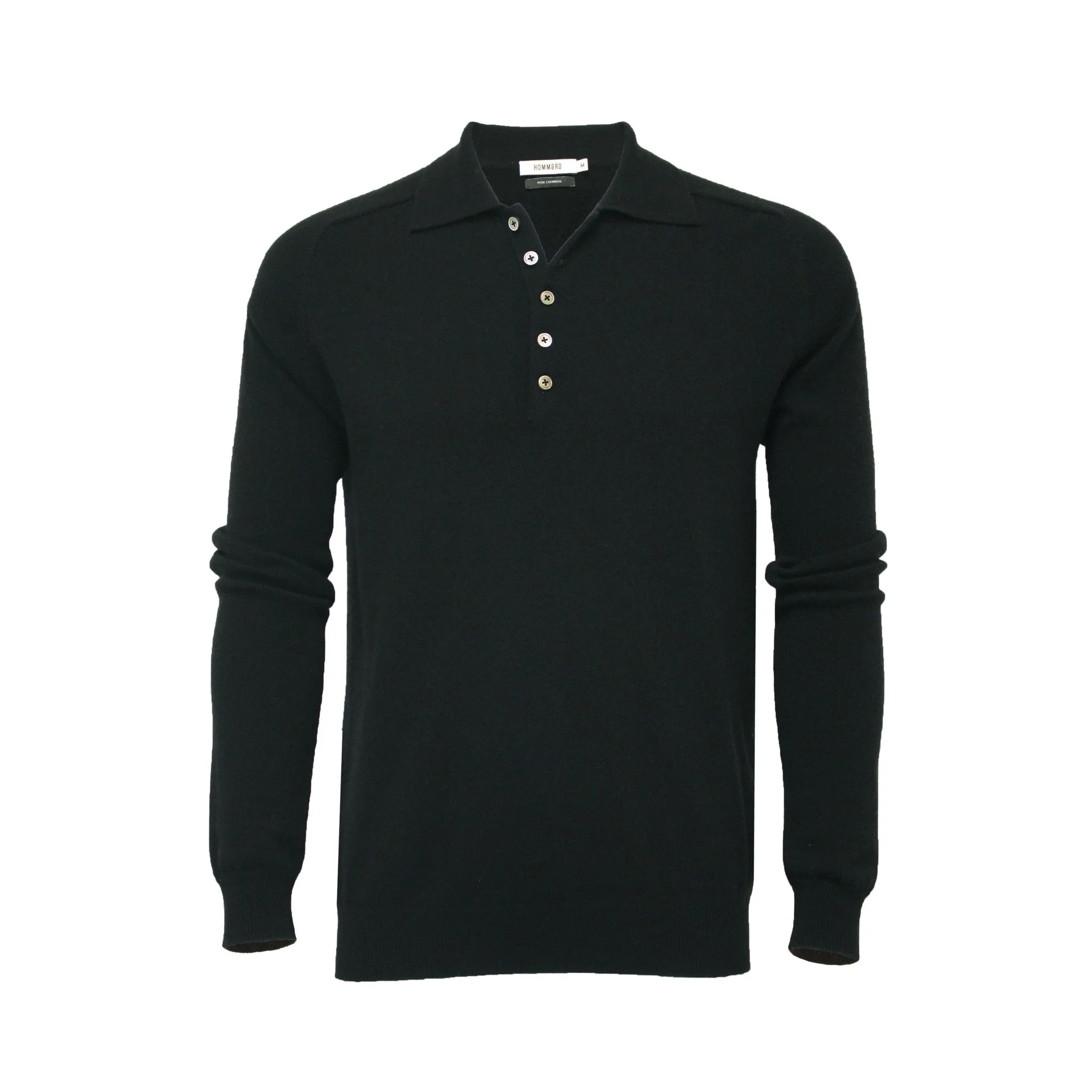 Cashmere Polo Neck Sweater Porter Woolwhite