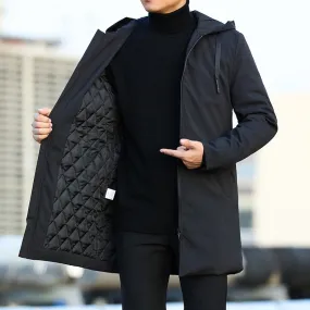 Casual Elegant Style Solid Hooded Coat