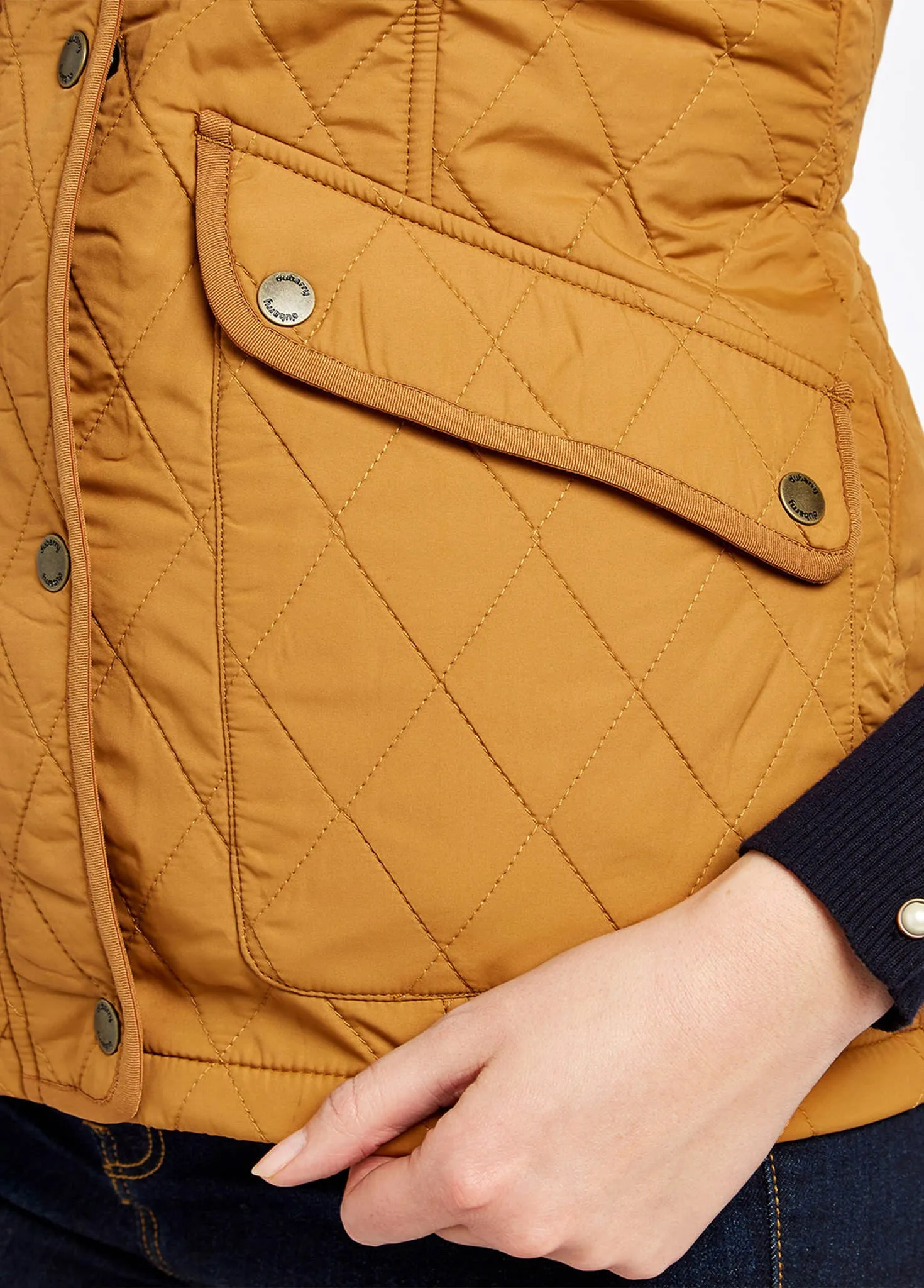 Clonmel Quilted Gilet - Amber