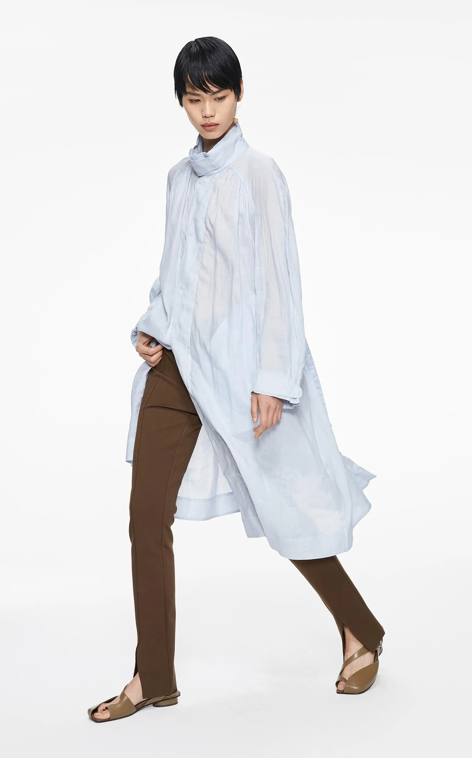 Coat / JNBY Oversize Long Trench Coat