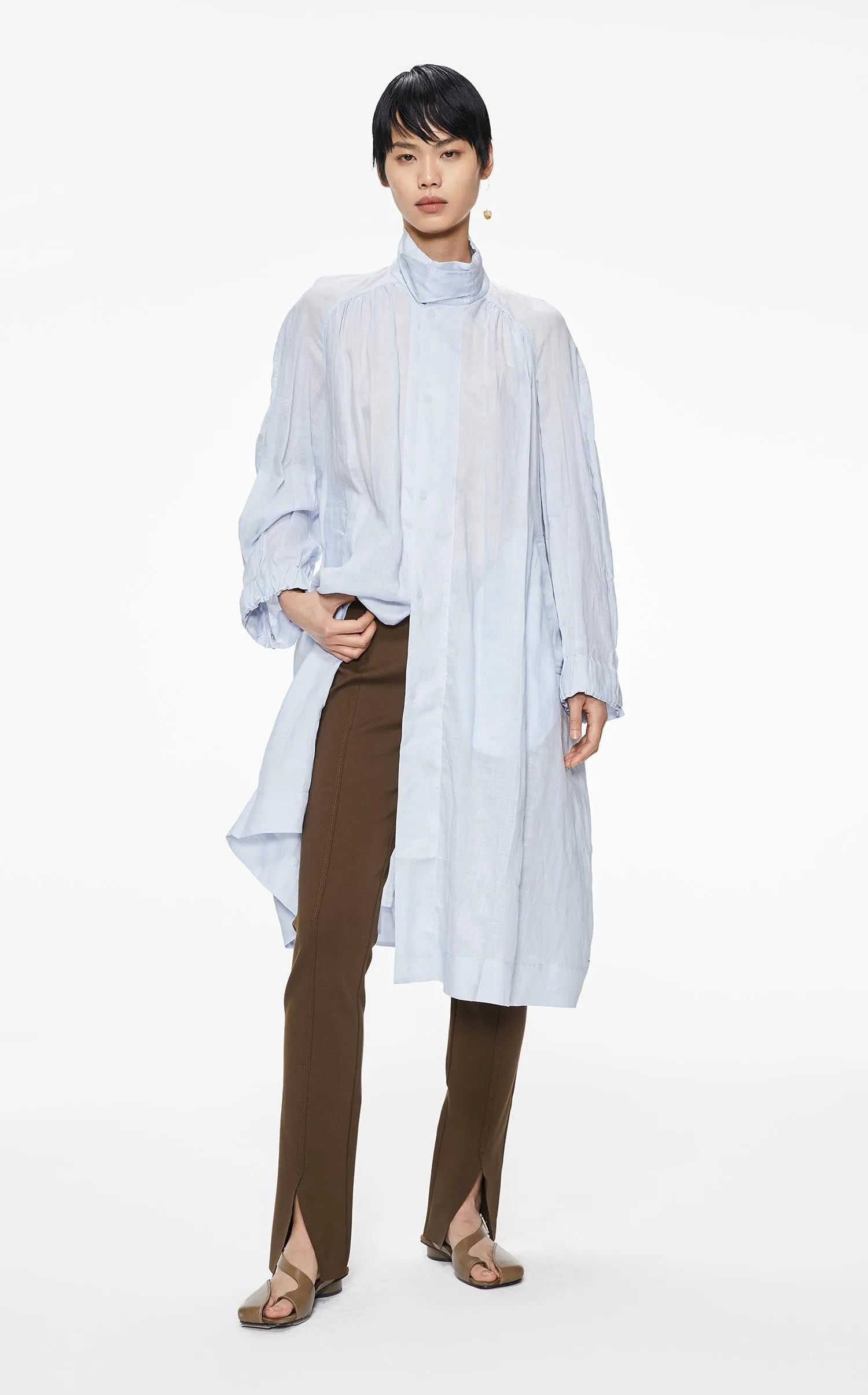 Coat / JNBY Oversize Long Trench Coat