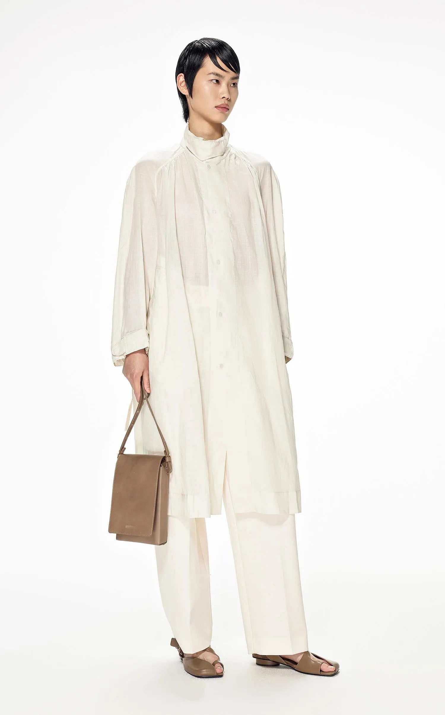 Coat / JNBY Oversize Long Trench Coat