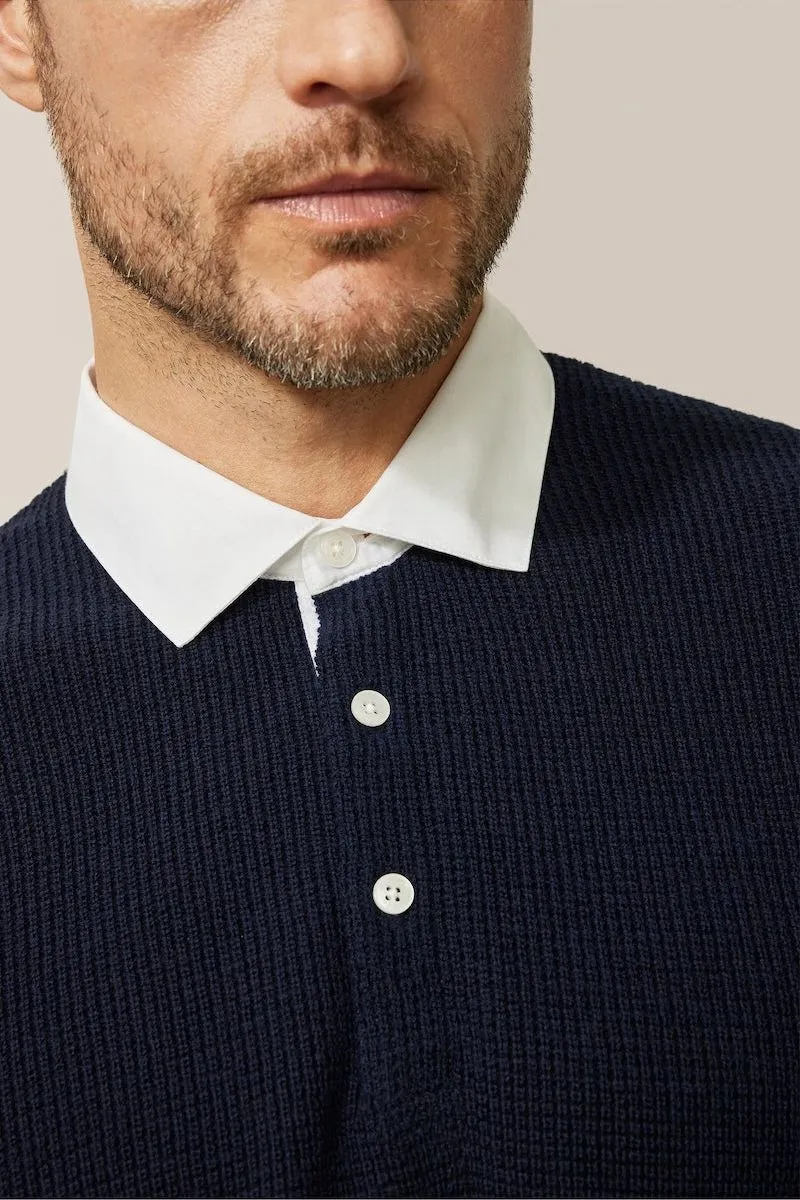 Collar Polo Sweater | Merino Wool