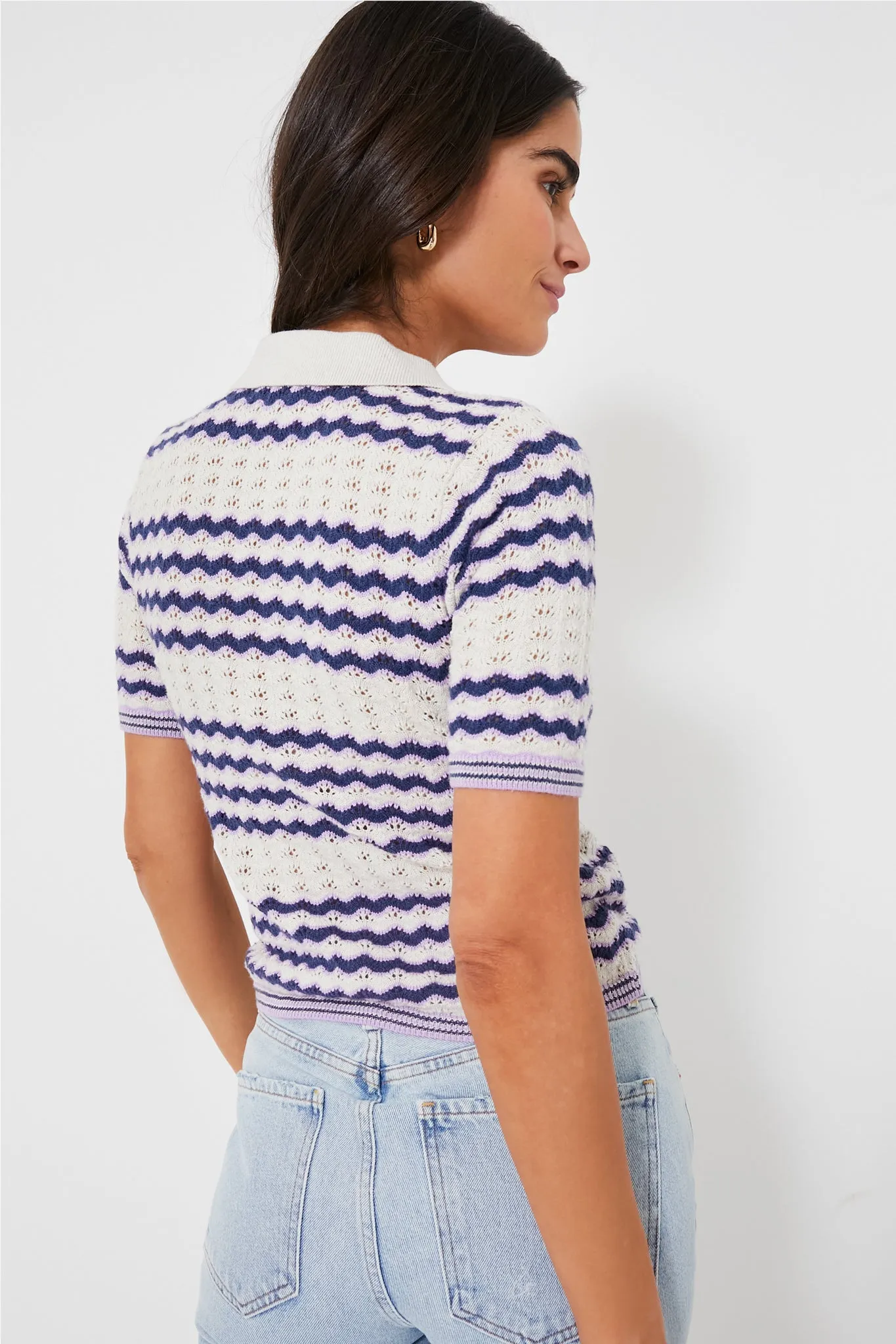 Cool Wave Spencer Polo Sweater