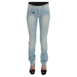 Costume National Chic Super Slim Blue Jeans