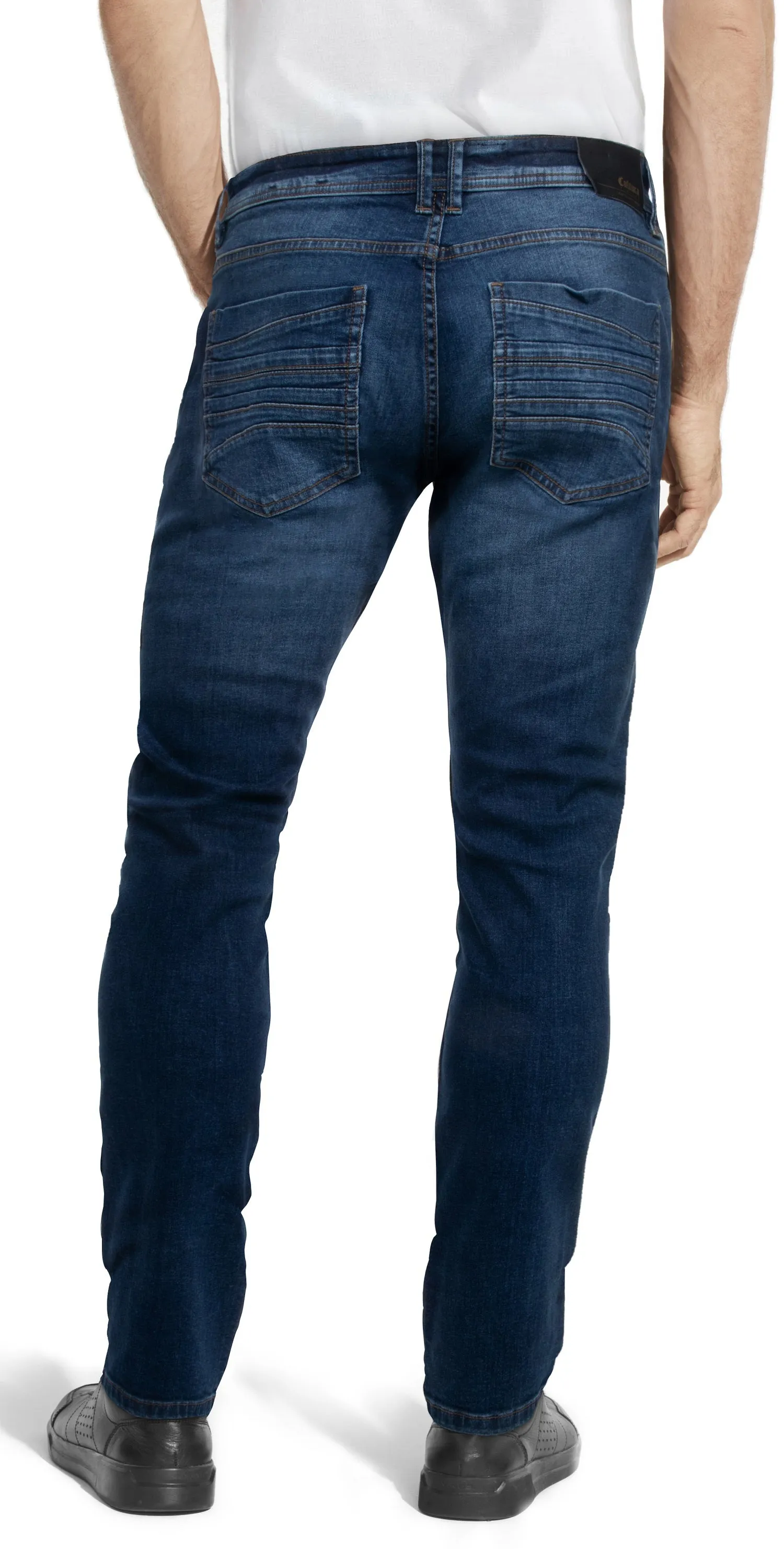 CULTURA AZURE Skinny Fit Stretch Jeans for Men