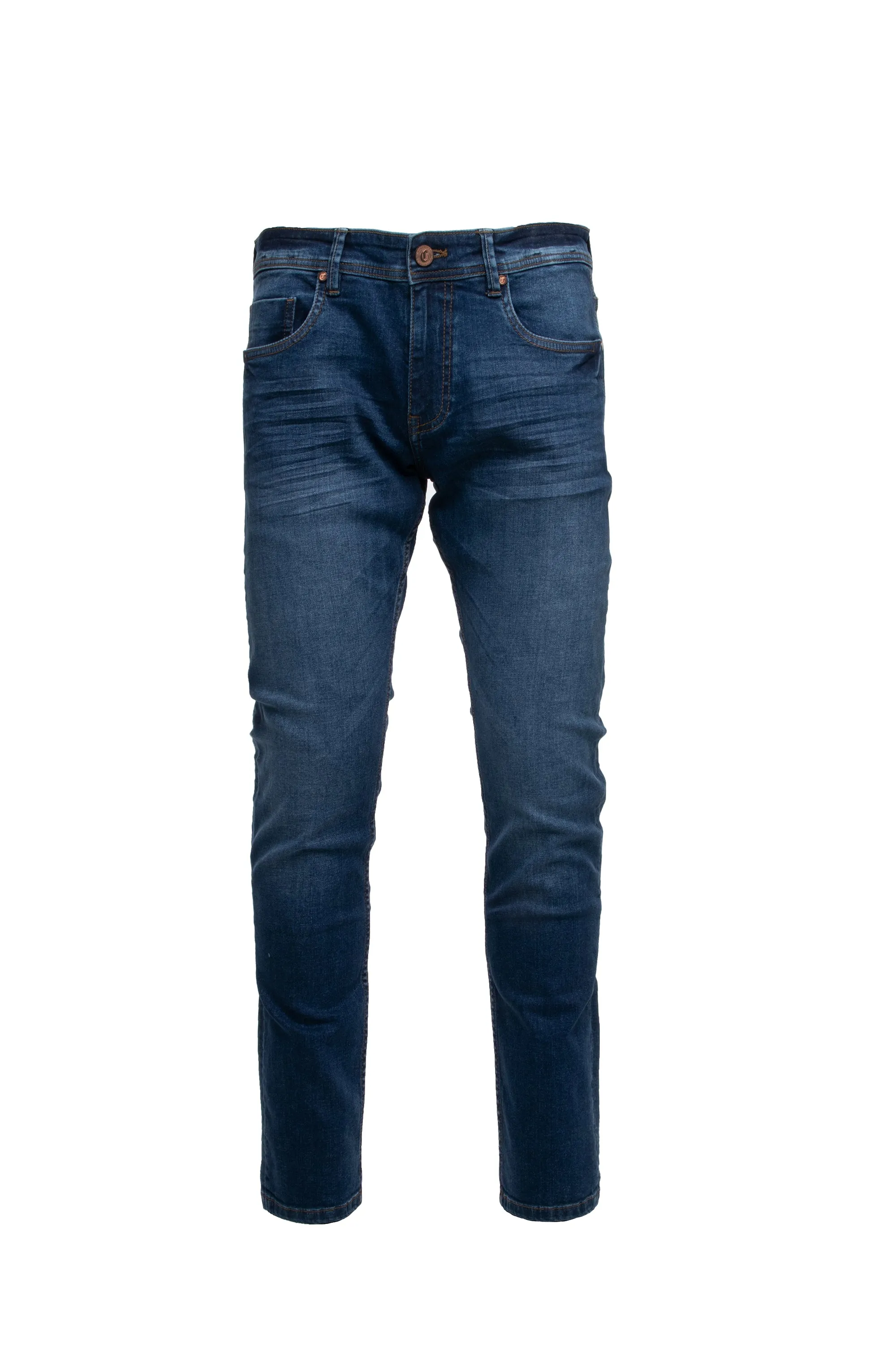 CULTURA AZURE Skinny Fit Stretch Jeans for Men