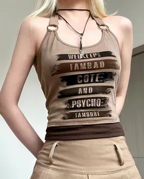 Cute and Psycho Baddie Tank Top