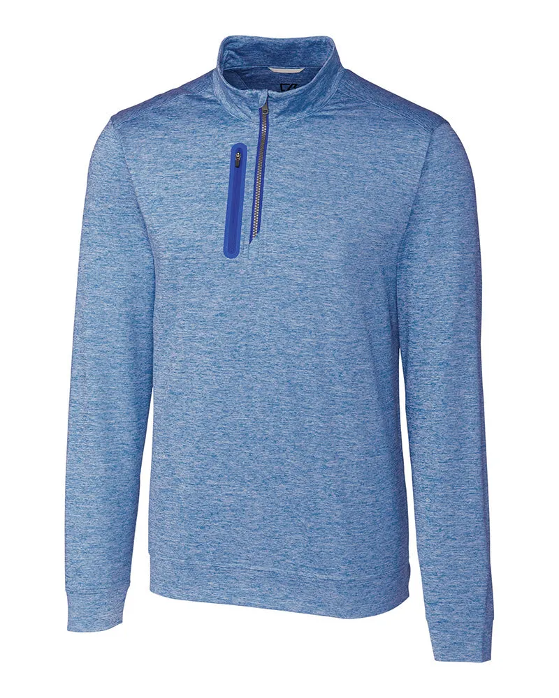 Cutter & Buck Stealth Heathered Quarter Zip Pullover