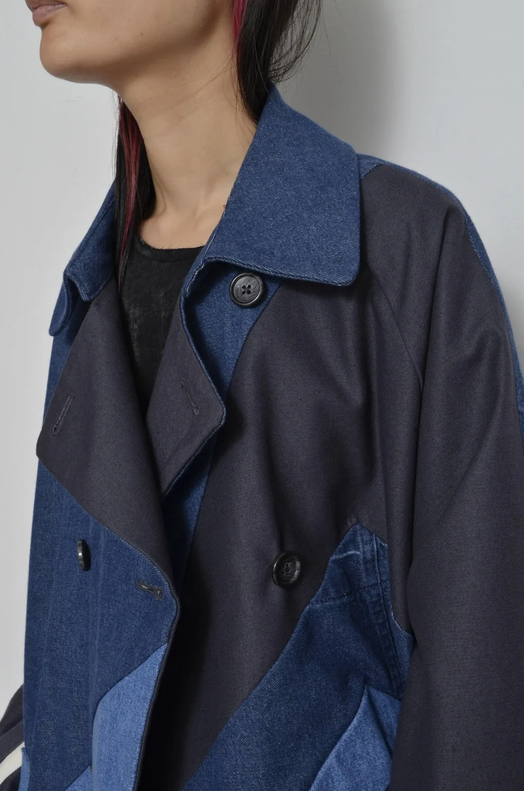 DENIM UNE UNE TRENCH COAT/SHORT_02_A