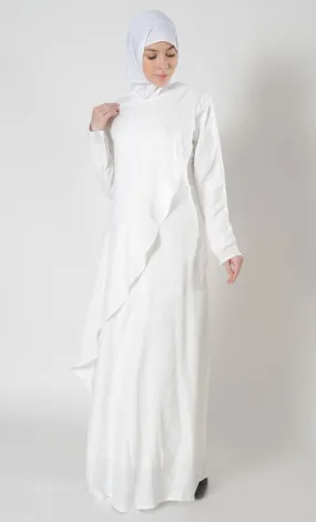 Double Layered Hajj Umrah Abaya Dress