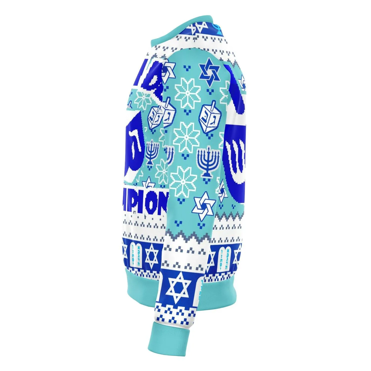 Dreidel Champ Funny Ugly Christmas Sweater