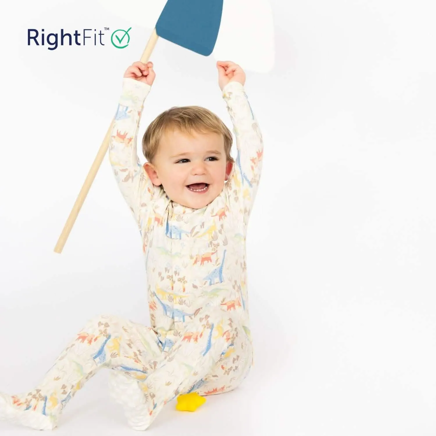 ext-roar-dinary RightFit™ magnetic parent favorite footie