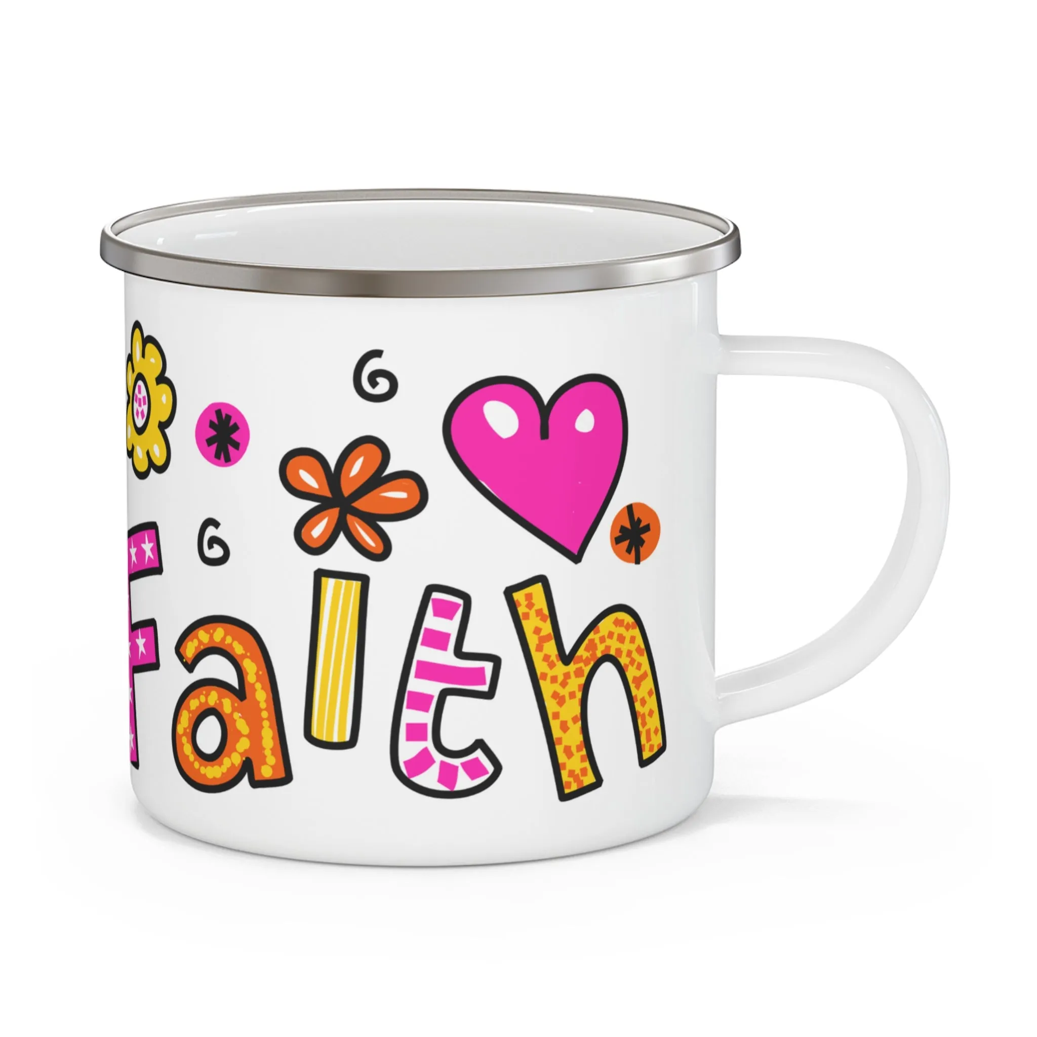 Faith Enamel Camping Mug