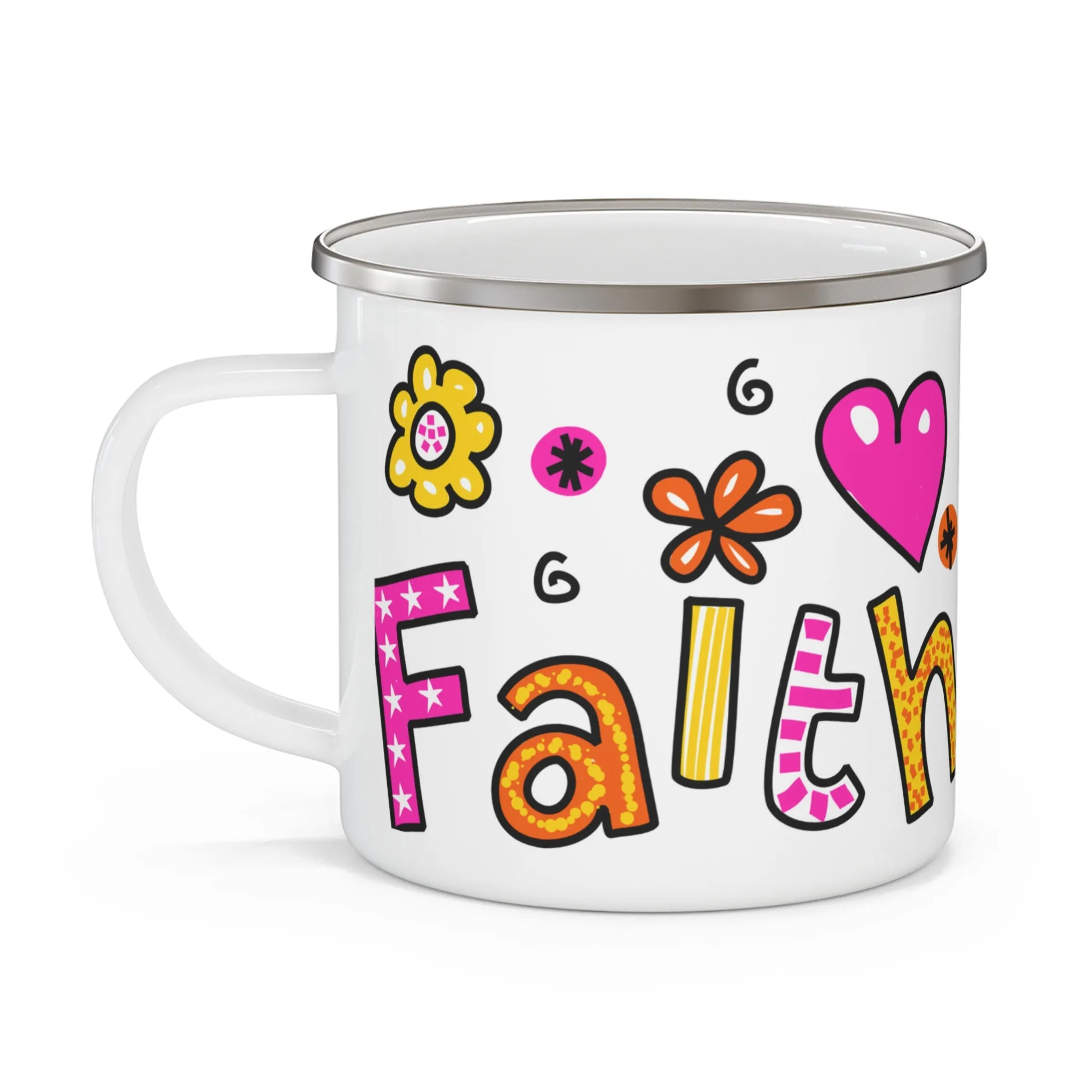 Faith Enamel Camping Mug