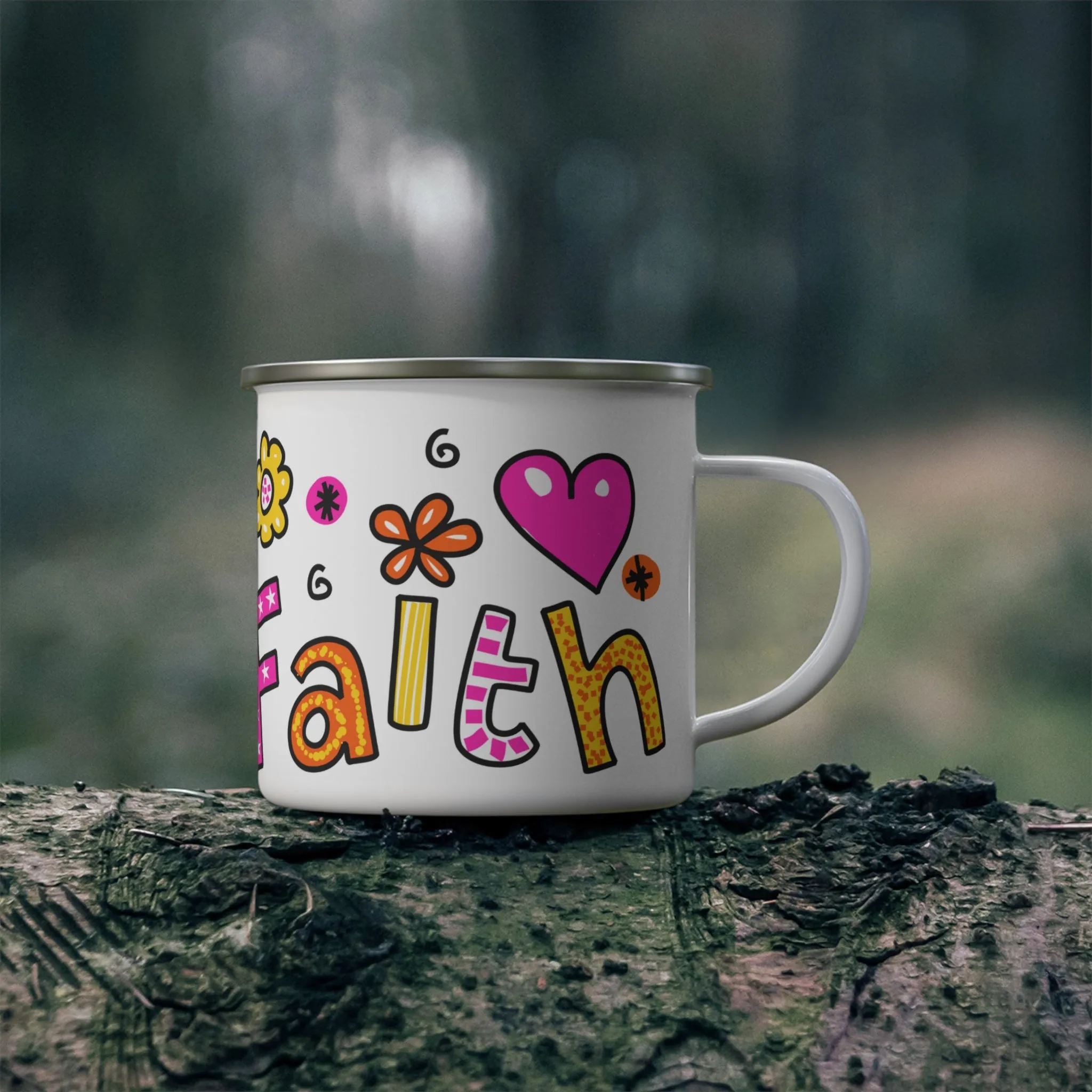 Faith Enamel Camping Mug