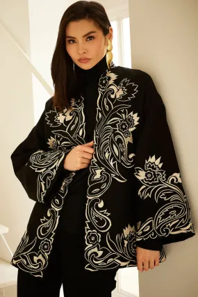 Felt Embroidered Coat