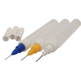 Fineline Slip/Underglaze Tube Applicator, 3 Pack - 20, 18, 15 ga Tips