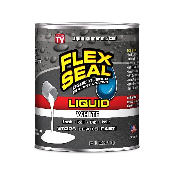 Flex Seal LFSWHTR32 Flex Seal, White, 32 oz