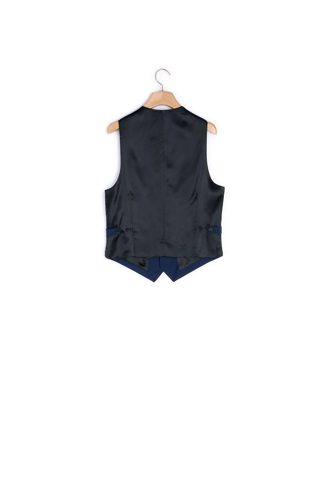 Gilet slim fit en laine super 100s