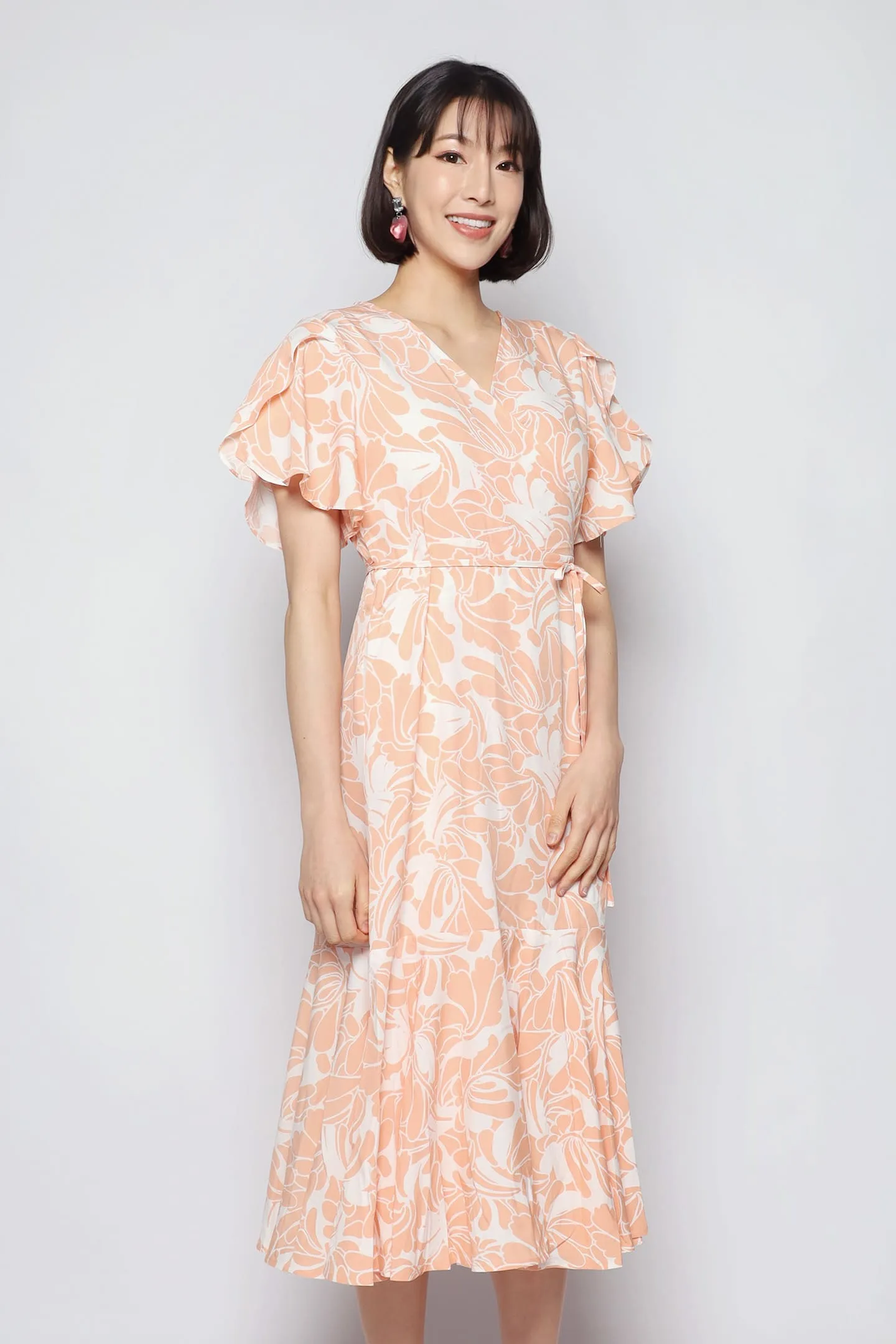 Ginnie Dress in Peach Blossom