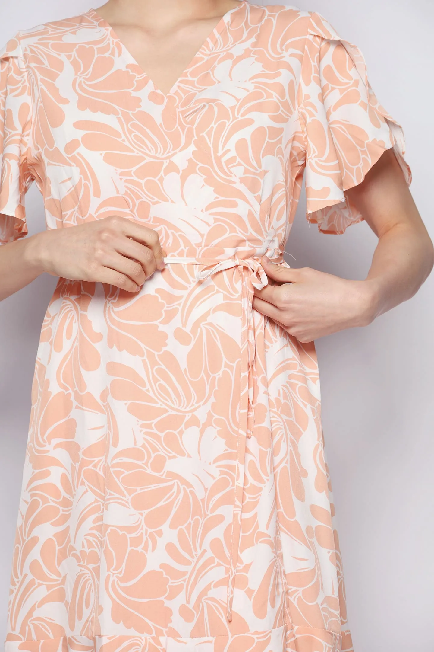 Ginnie Dress in Peach Blossom