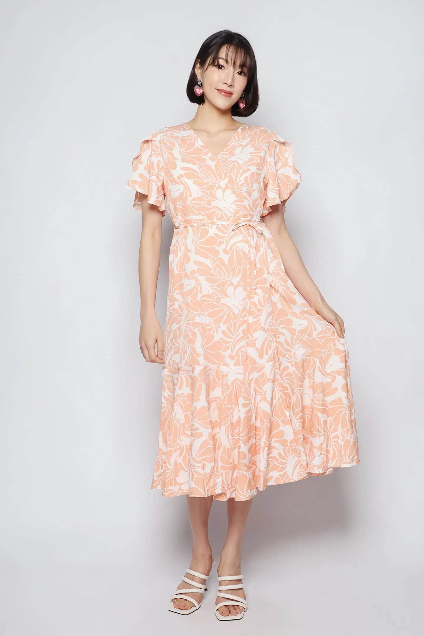 Ginnie Dress in Peach Blossom