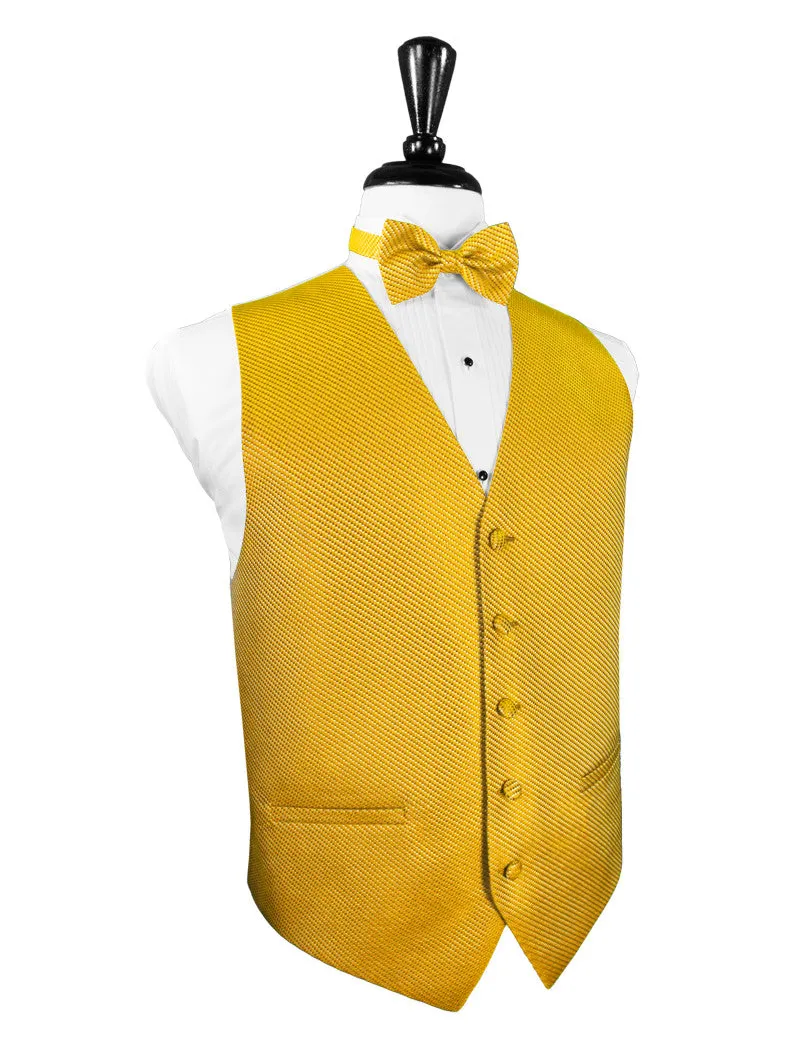 Gold Venetian Tuxedo Vest and Tie Set