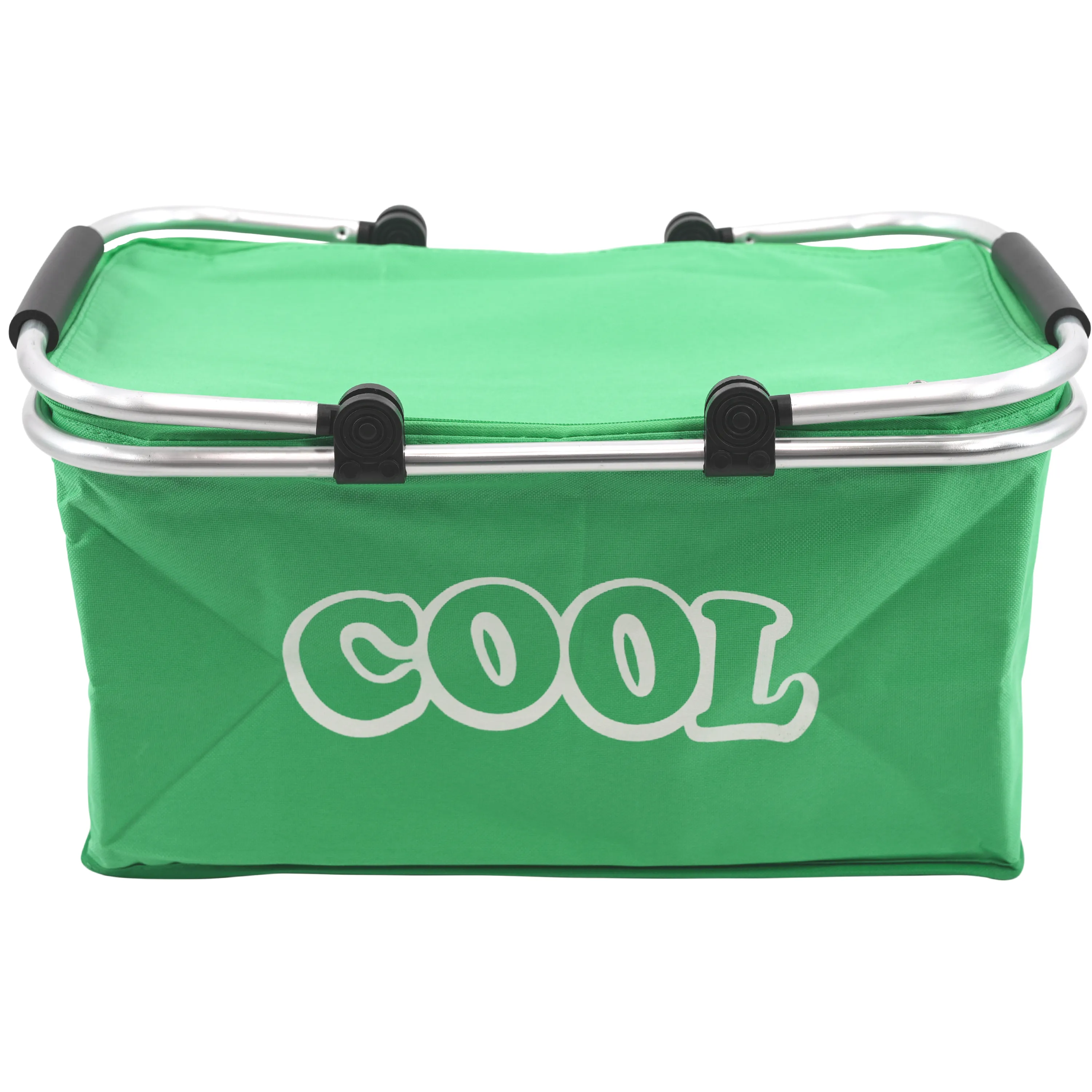 Green Cooler Basket Bag