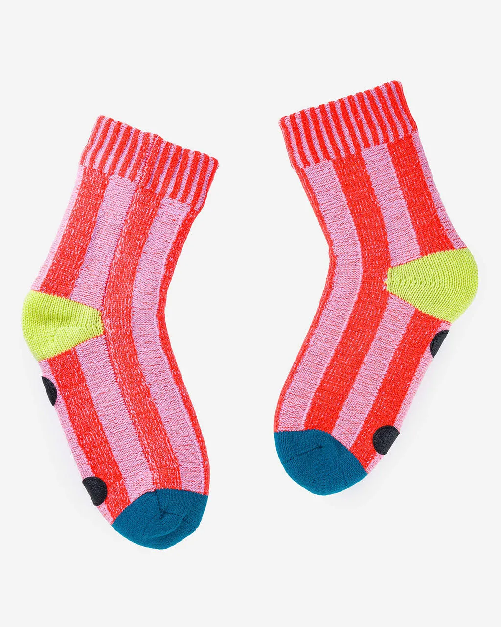 Gym House Socks - Pink   Cobalt