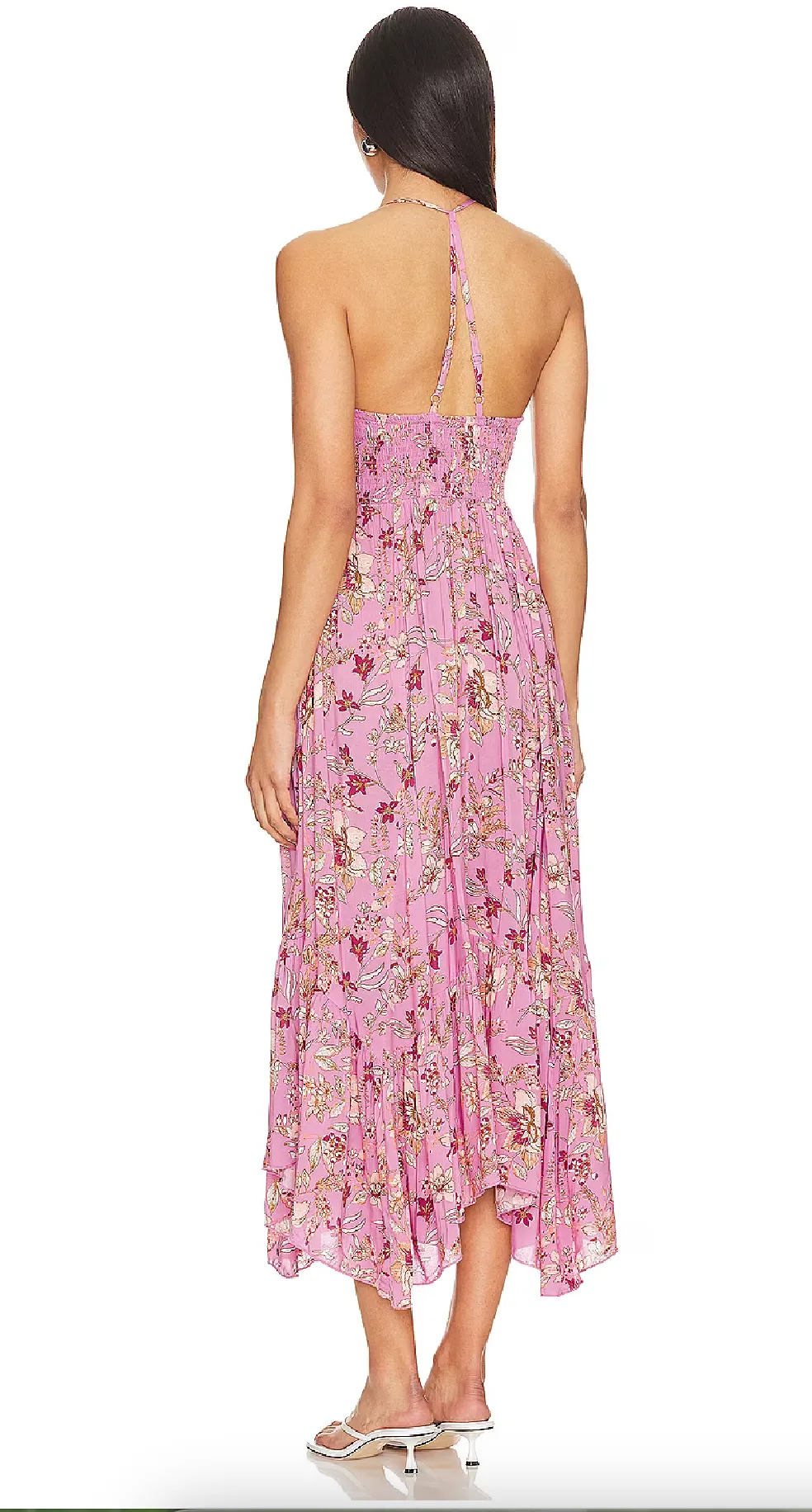 Heat Wave Printed Maxi Dress - Pink Combo