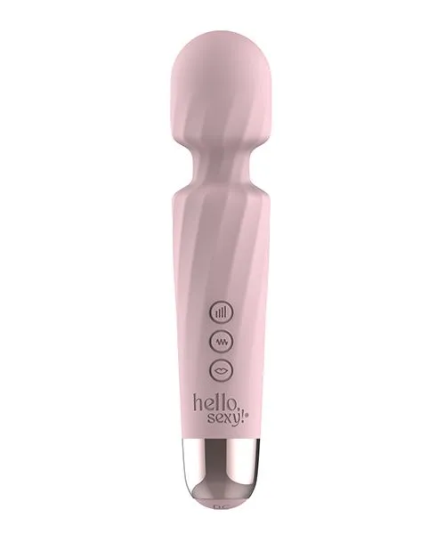 Hello Sexy! Hello, Halo! 8 Speed Waterproof Compact Wand Massager