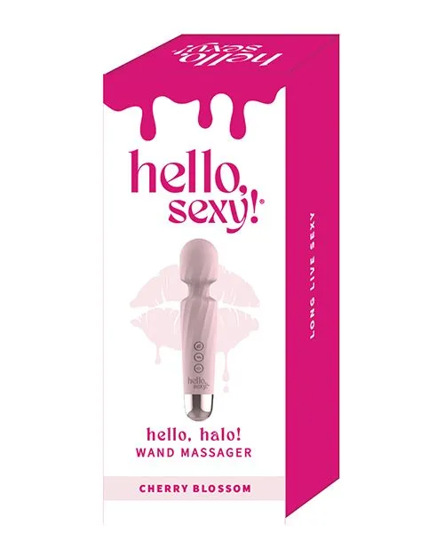 Hello Sexy! Hello, Halo! 8 Speed Waterproof Compact Wand Massager